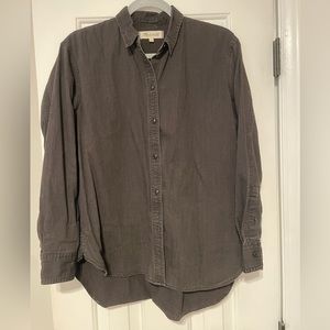 Madewell Darkwash Denim Buttondown
